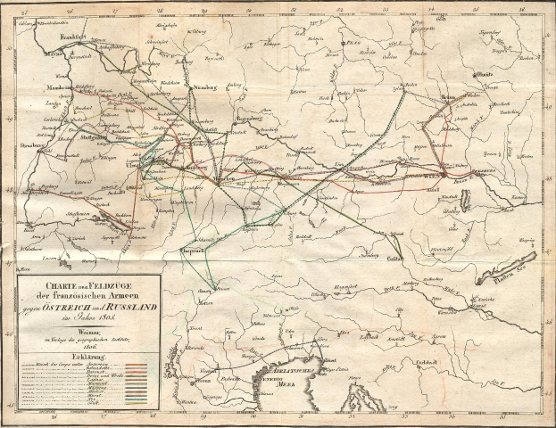 Alte Deutschlandkarte mit schwarzen Grenzen, detaillierten Straßen und Autobahnen, die in Text markiert sind.